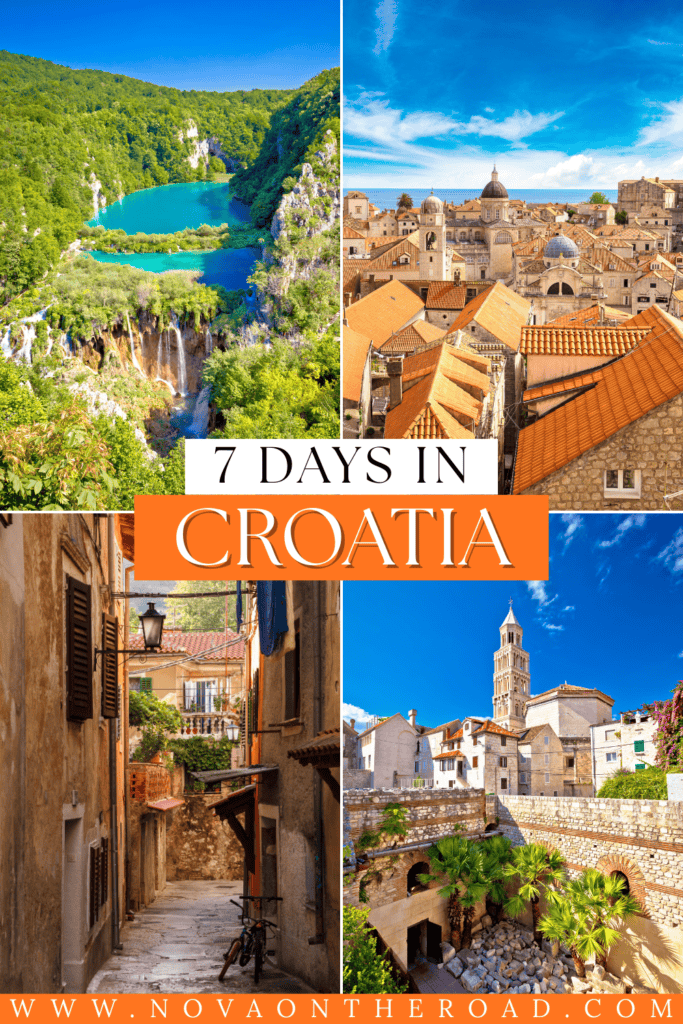 croatia itinerary 7 days