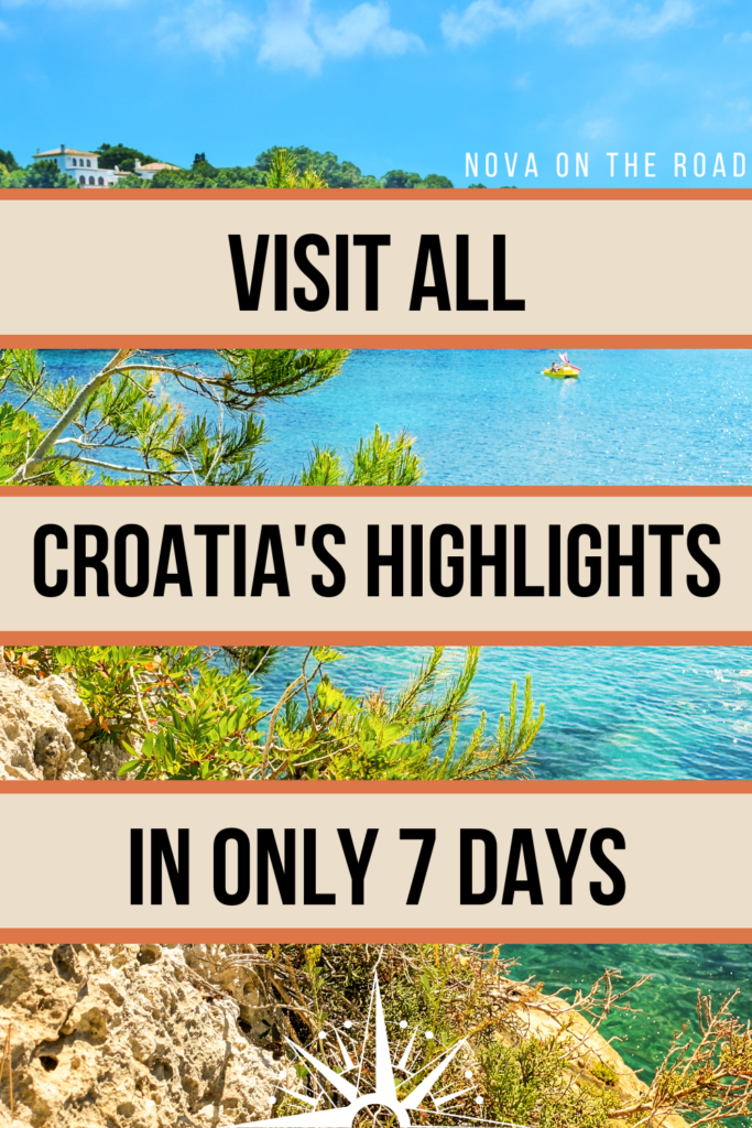 Croatia 7 day itinerary