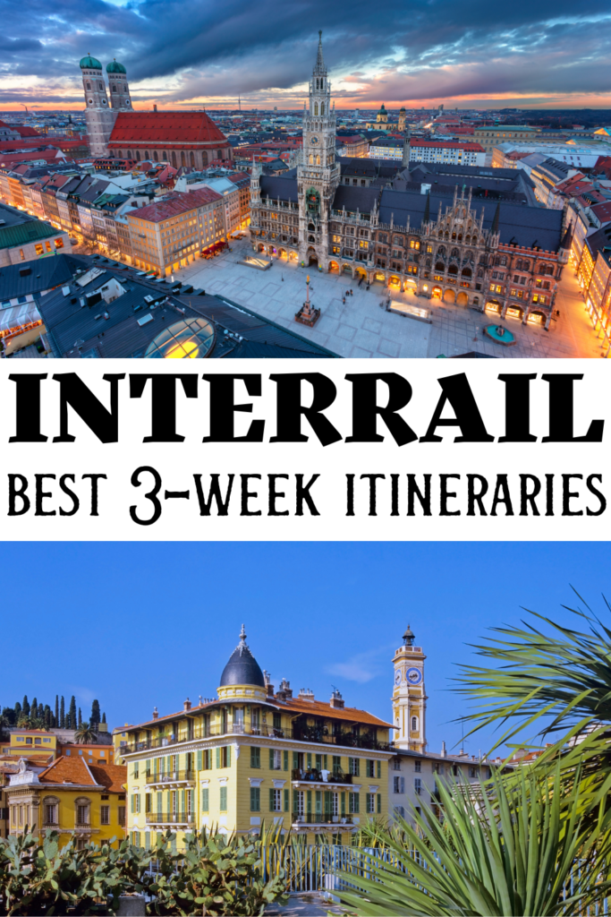 Best Interrail routes 3 weeks