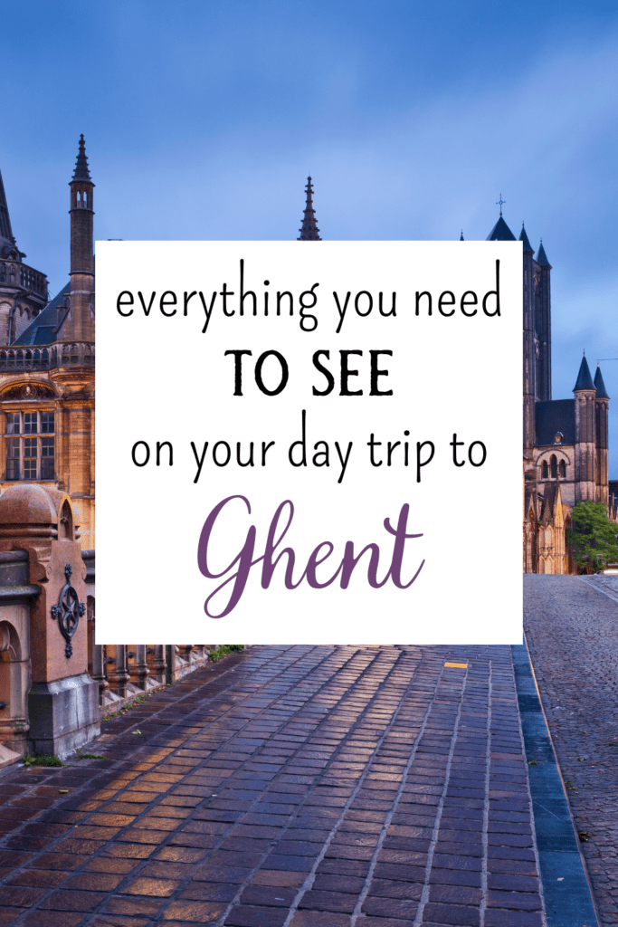 ghent one day itinerary