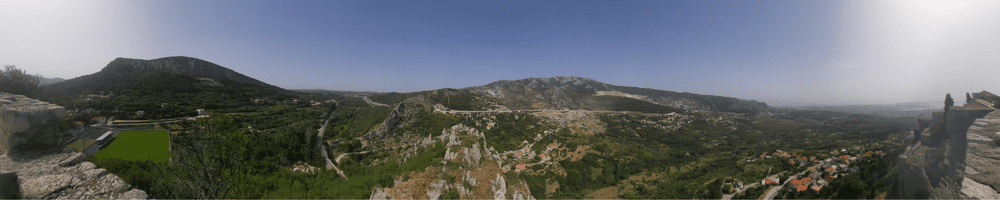 panoramic view of Croatia