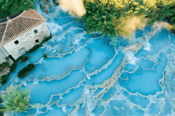 tips for visiting saturnia hot springs