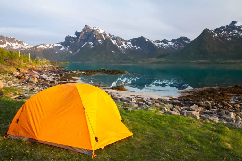 wild camping in norway