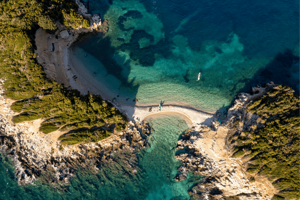 ksamil islands beach