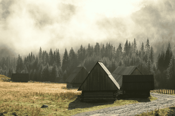 mountain valley in poland