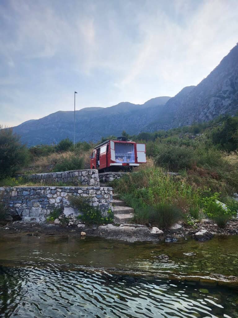wild camping in montenegro