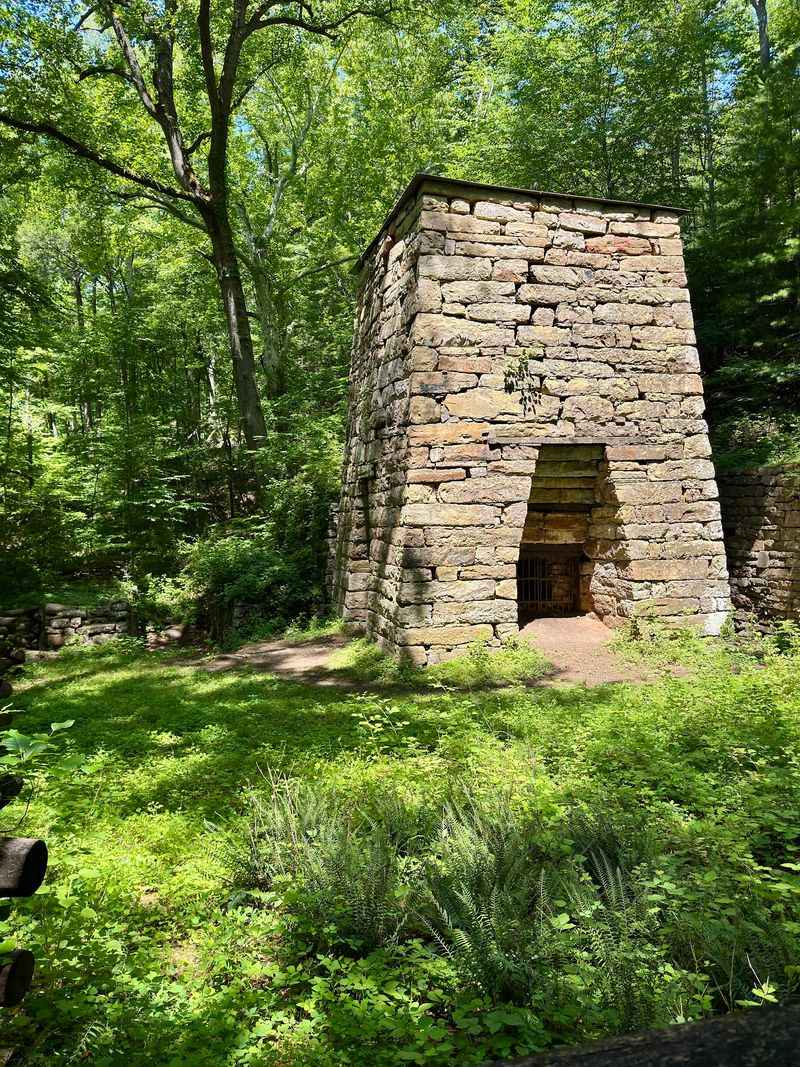 A 19th-Century Iron Furnace Hiding In The Trees A 19th-Century Iron Furnace Hiding In The Trees