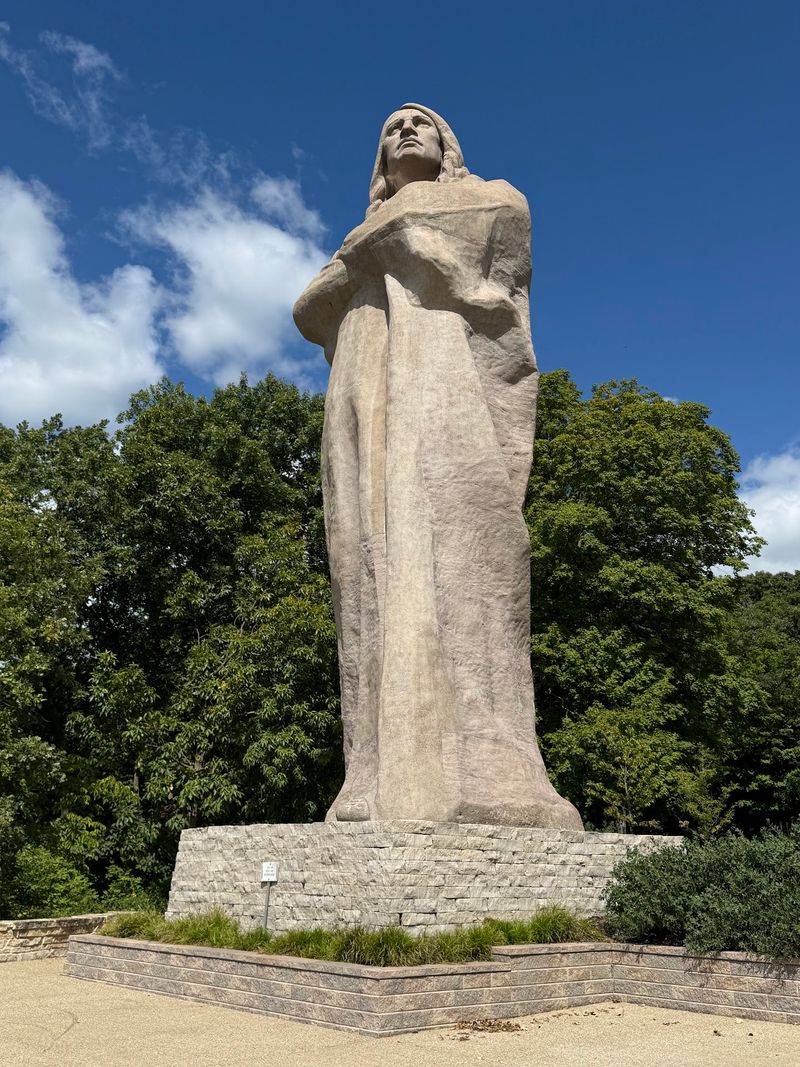 A Giant on a Bluff in Lowden State Park