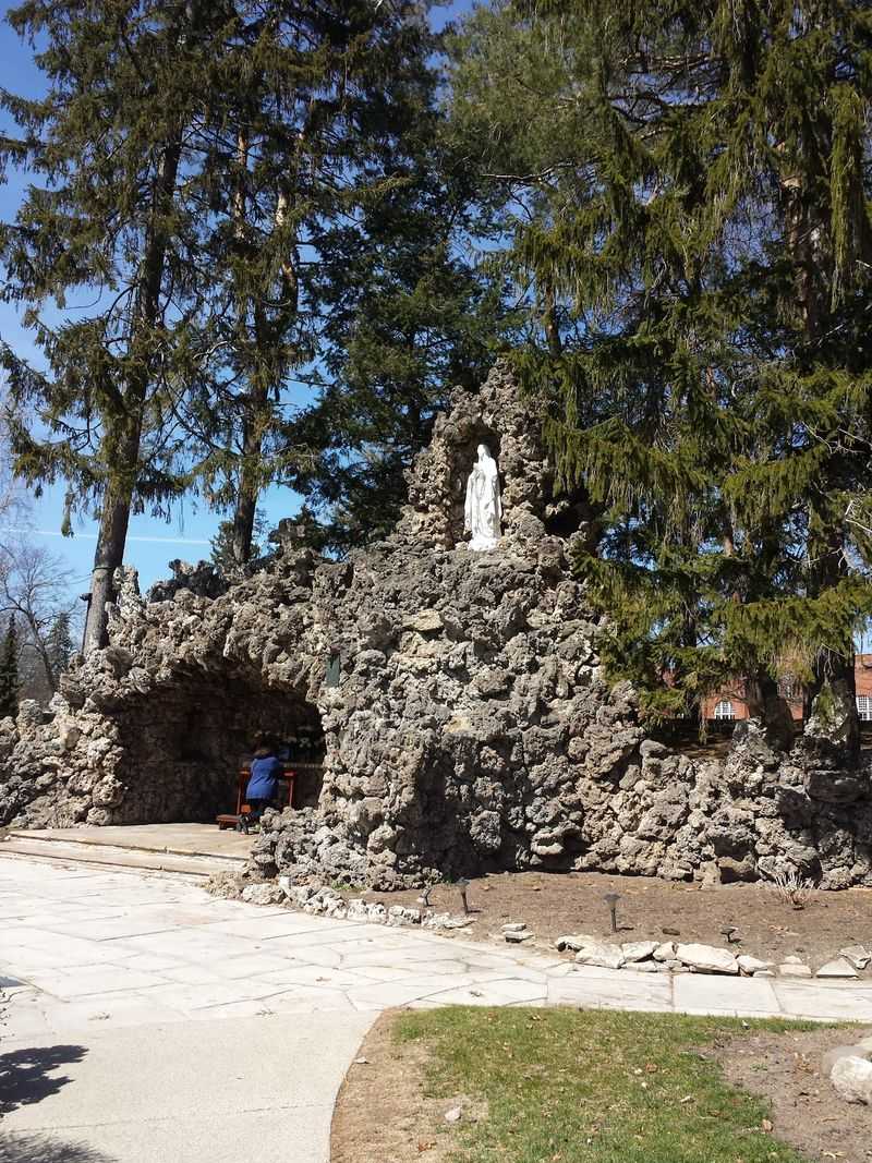 A Marian Grotto Overlooking Orchard Lake A Marian Grotto Overlooking Orchard Lake