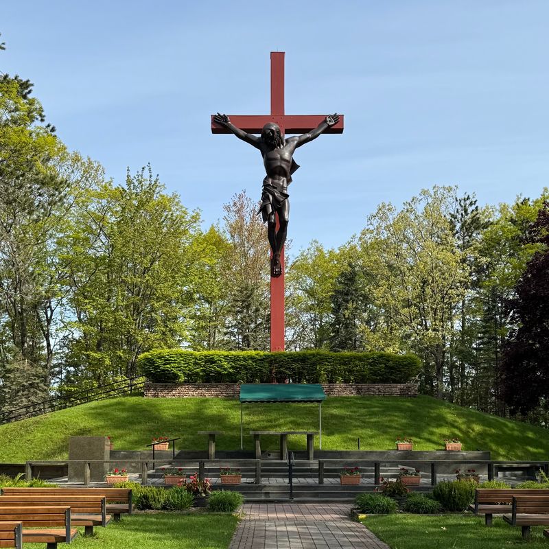 A Northern Michigan Shrine You Can Spot Rising Above The Pines