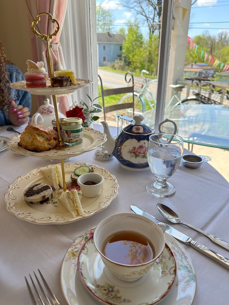 An English Tea Room Along A Sussex County Highway An English Tea Room Along A Sussex County Highway