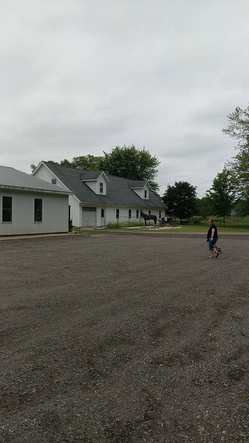 An Old Order Amish Shop On A Quiet Country Road An Old Order Amish Shop On A Quiet Country Road