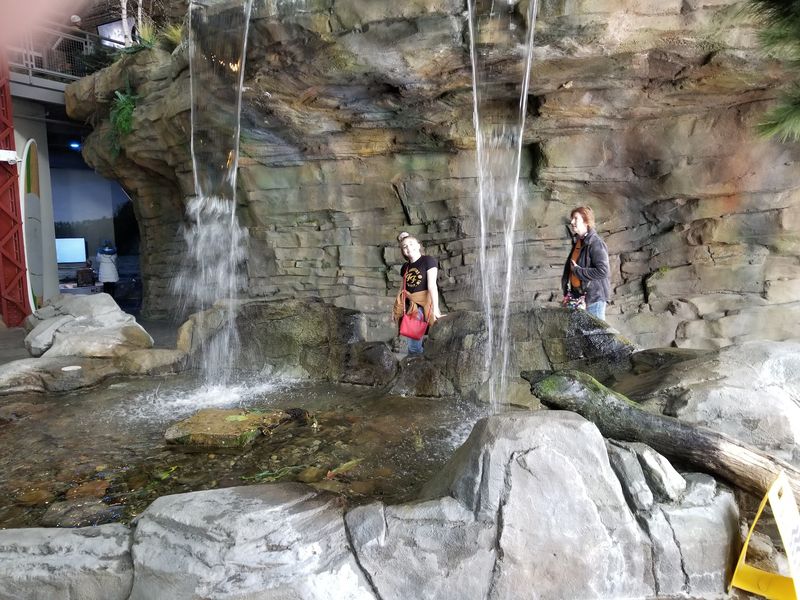 Behind The Waterfall And Down Into The Mine