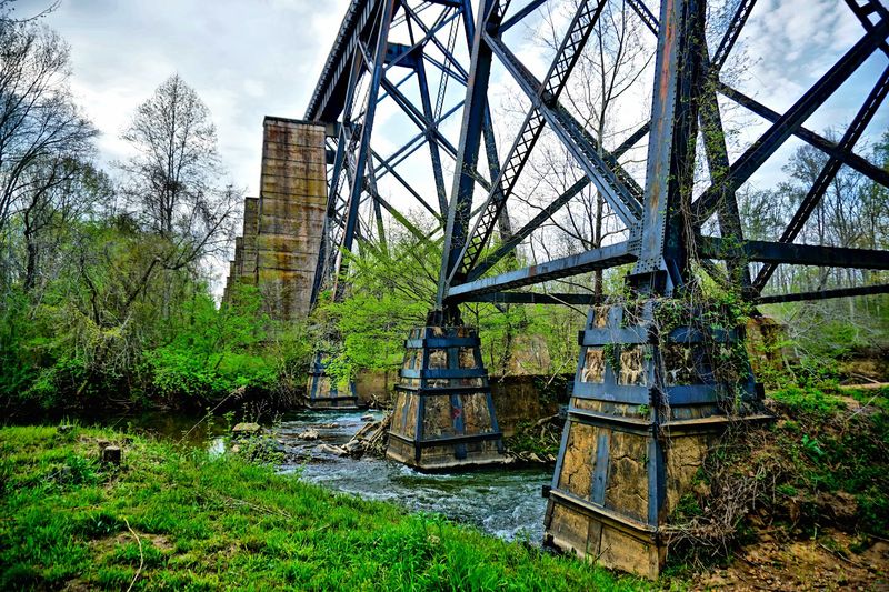 Brick Piers, Wooden Trusses, and a Bridge Built in Two Layers