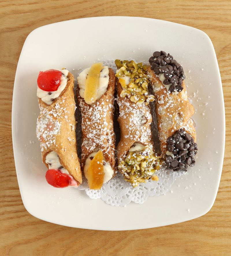 Cannoli, Sfogliatella and the Pastry Case Cannoli, Sfogliatella and the Pastry Case