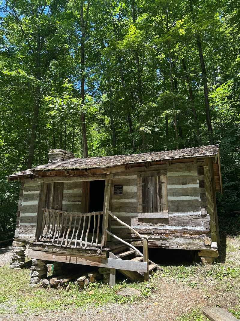 Carter Cabin, Caves, and the Creek at the Bottom Carter Cabin, Caves, and the Creek at the Bottom