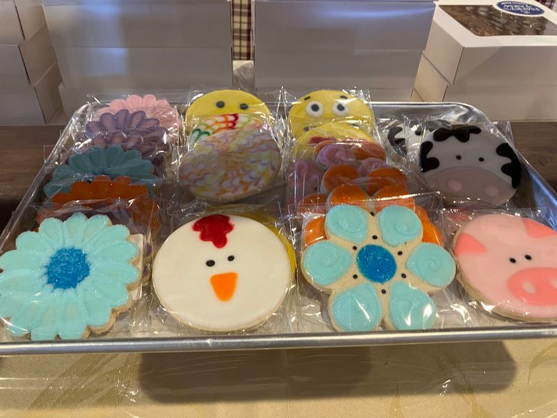 Doughnuts, Scones And Breads Fighting For Attention