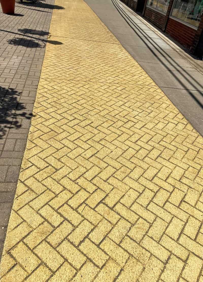Follow the Yellow Brick Road Right Up to the Door