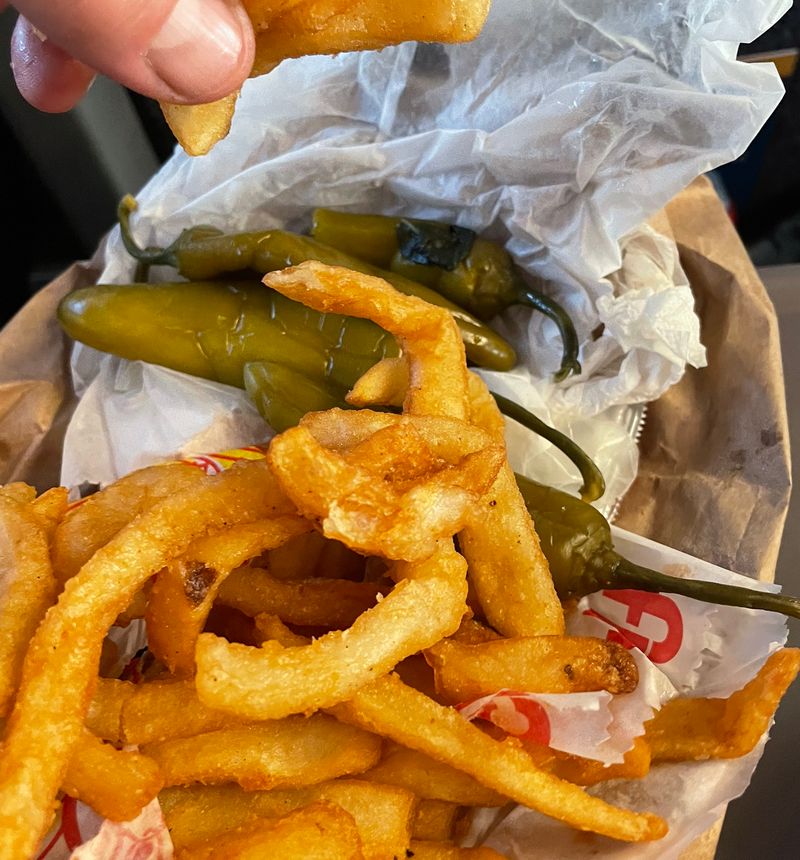 Fries, Hot Peppers, and Extras Fries, Hot Peppers, and Extras