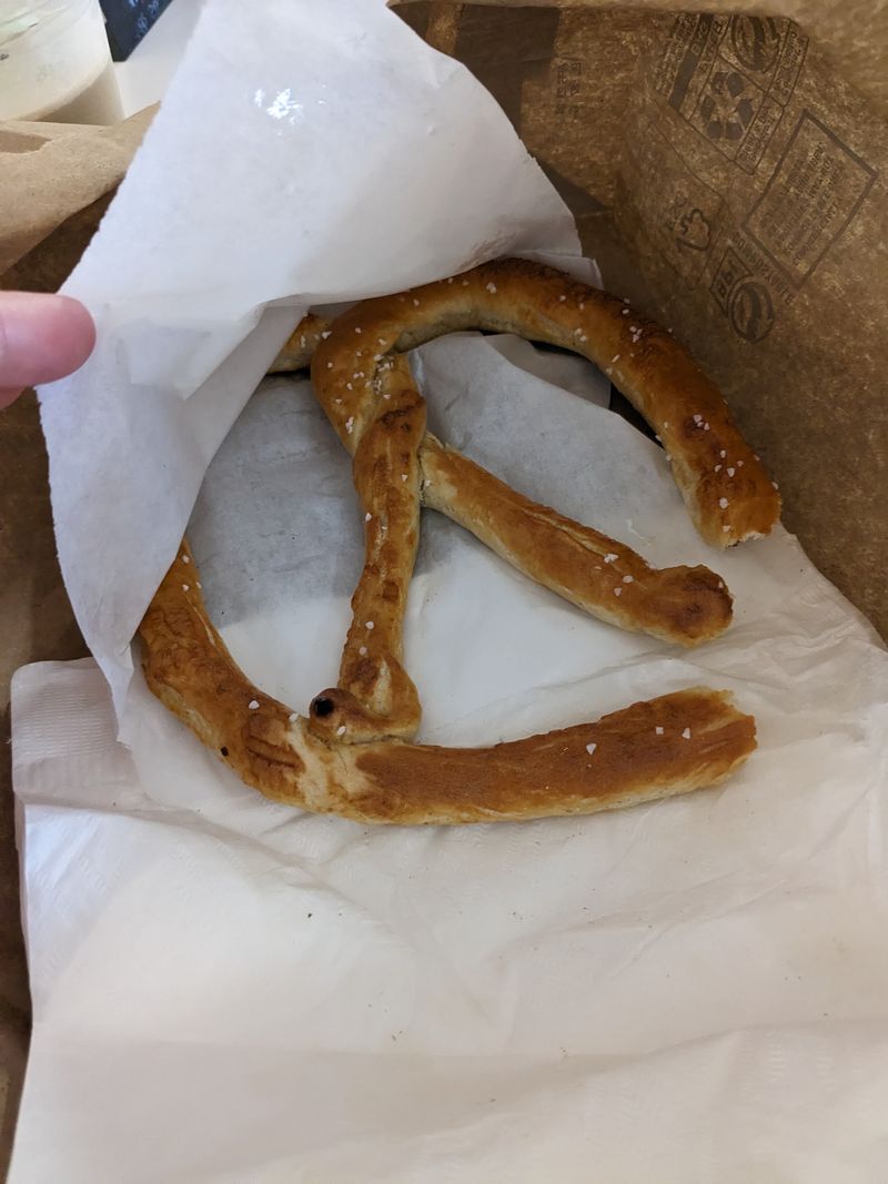 Hank's Barbecue, Hand-Rolled Pretzels, and an Iced Coffee Twist Hank's Barbecue, Hand-Rolled Pretzels, and an Iced Coffee Twist