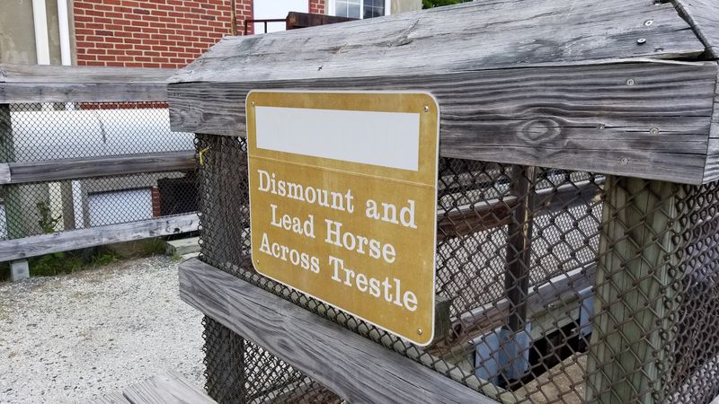 Hikers, Cyclists, and Horses All Sharing One Old Rail Bed