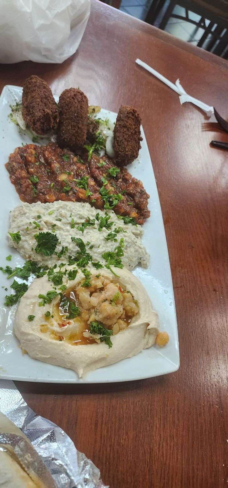 Hummus, Falafel and the Fried Chicken Fans Hummus, Falafel and the Fried Chicken Fans