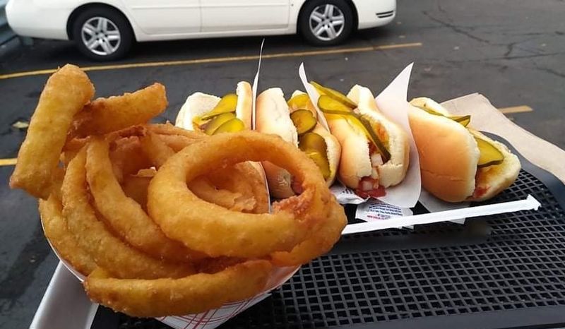 Onion Rings, Fries, And Mushrooms Fight For Tray Space Onion Rings, Fries, And Mushrooms Fight For Tray Space
