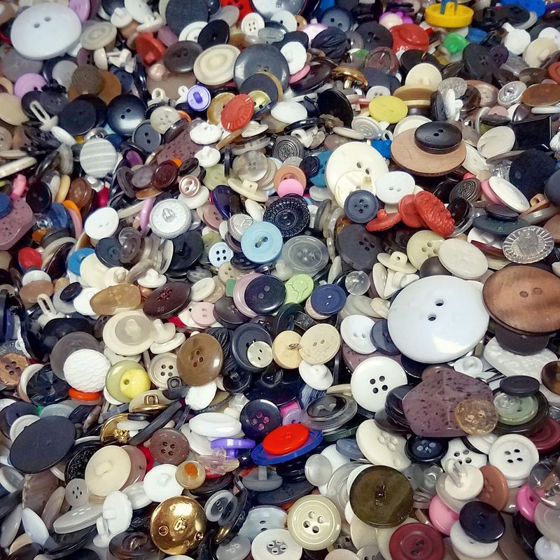 Patterns, Notions, And A Trunk Overflowing With Buttons