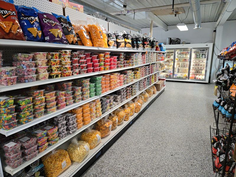 Pickle Jars, Candy Bins, And Canned Goods Galore Pickle Jars, Candy Bins, And Canned Goods Galore