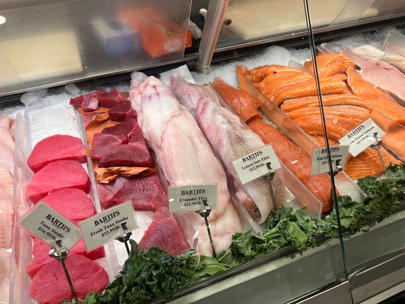 Seafood Counter Surprises At A Butcher Shop