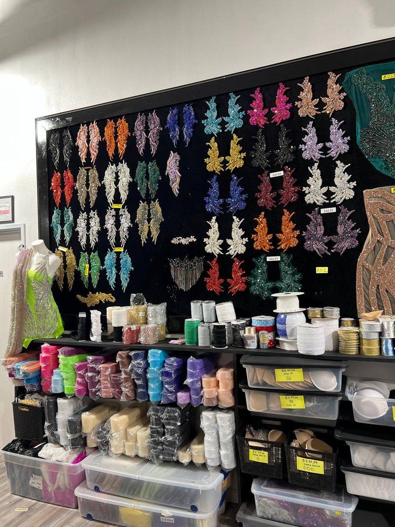 The Color-Coded Wall of Beaded Lace The Color-Coded Wall of Beaded Lace
