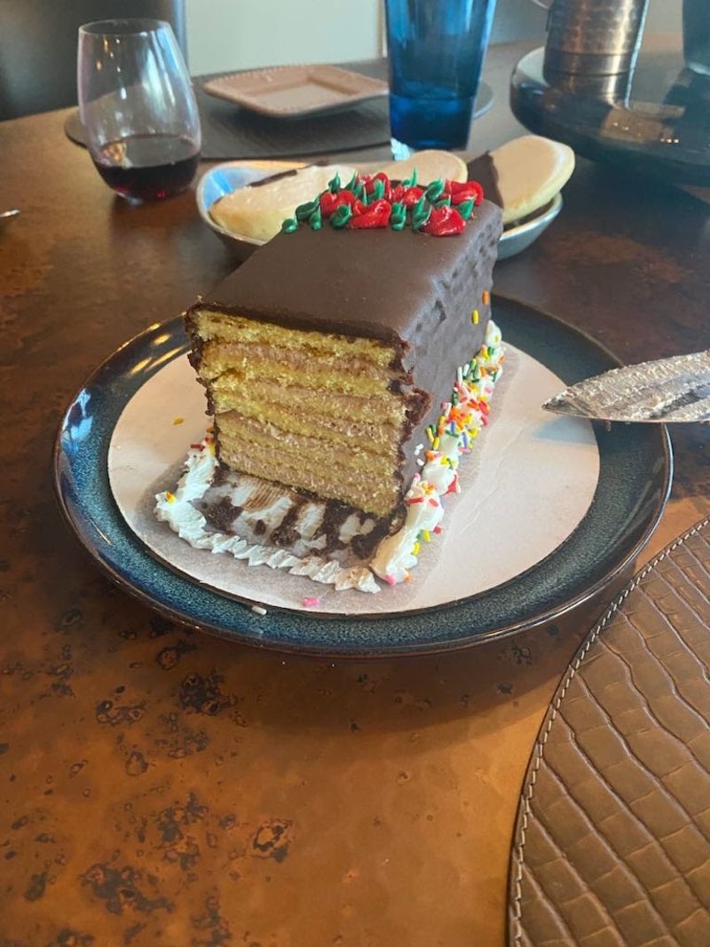 The Seven Layer Cake With A Department Store Past