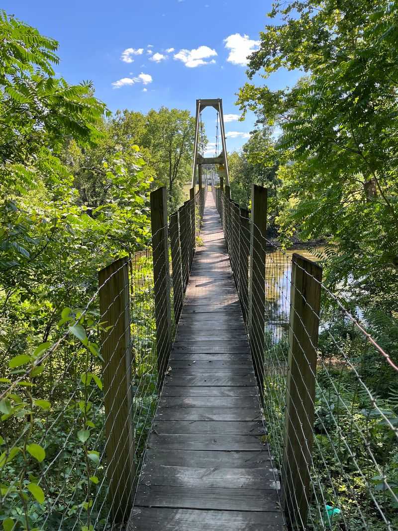 The Swinging Bridge That Wobbles Back at Every Step