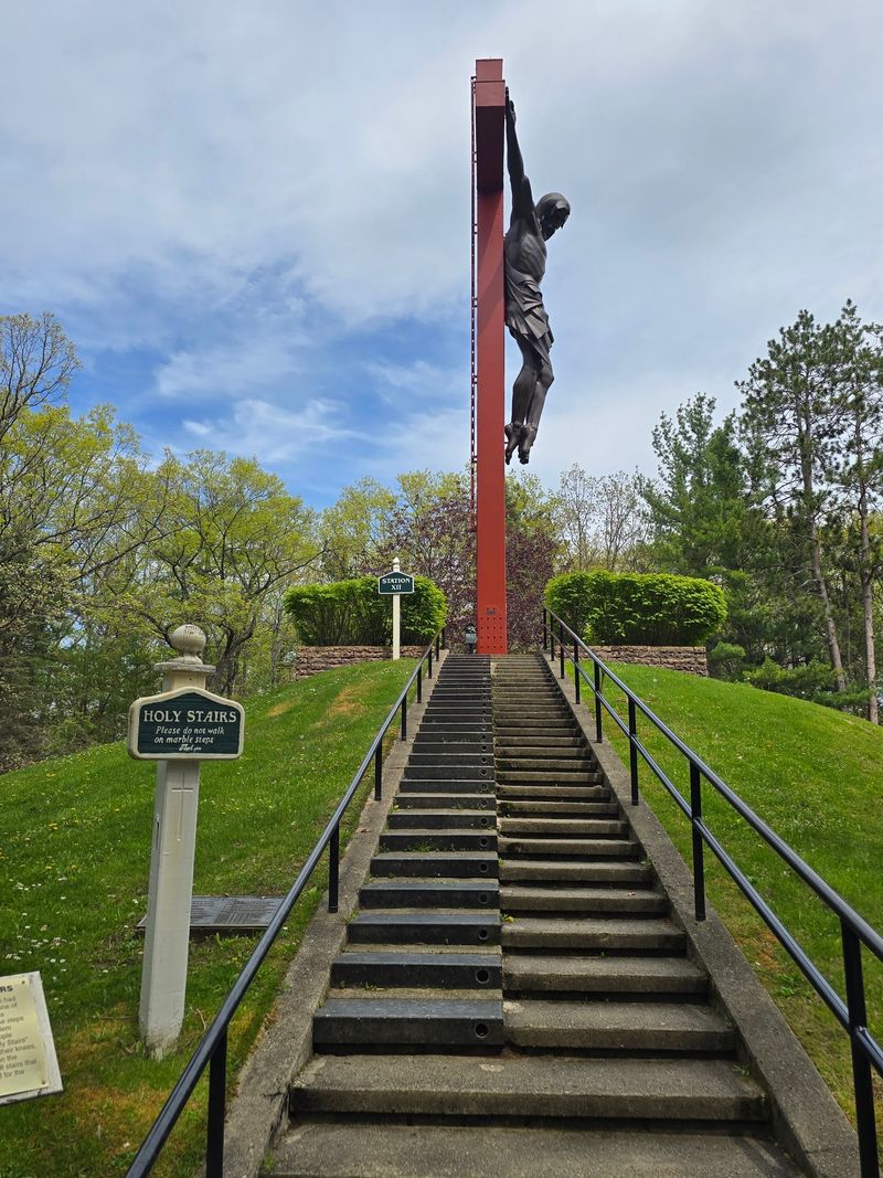 Twenty-Eight Steps Climbed The Old-Fashioned Way