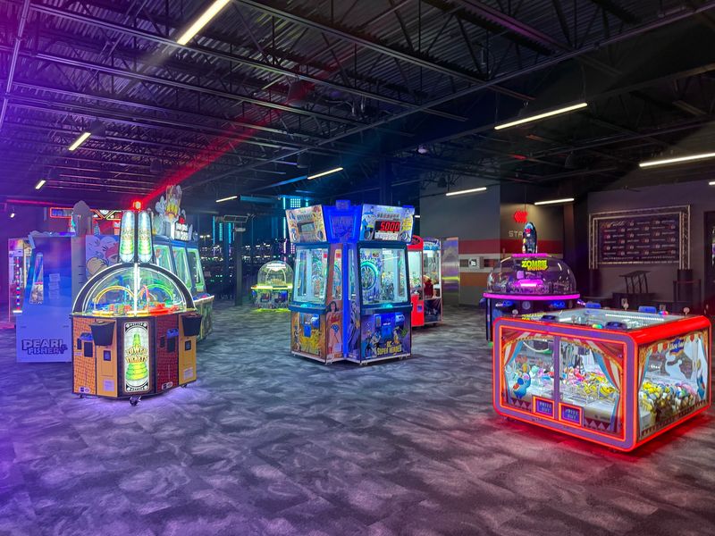Two Floors Of Arcade Mayhem Between Races Two Floors Of Arcade Mayhem Between Races