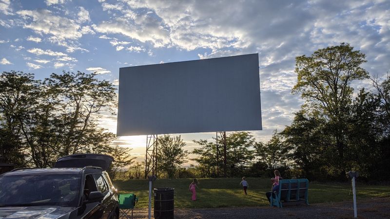Two Giant Screens Rising Out Of The Shenandoah Countryside Two Giant Screens Rising Out Of The Shenandoah Countryside