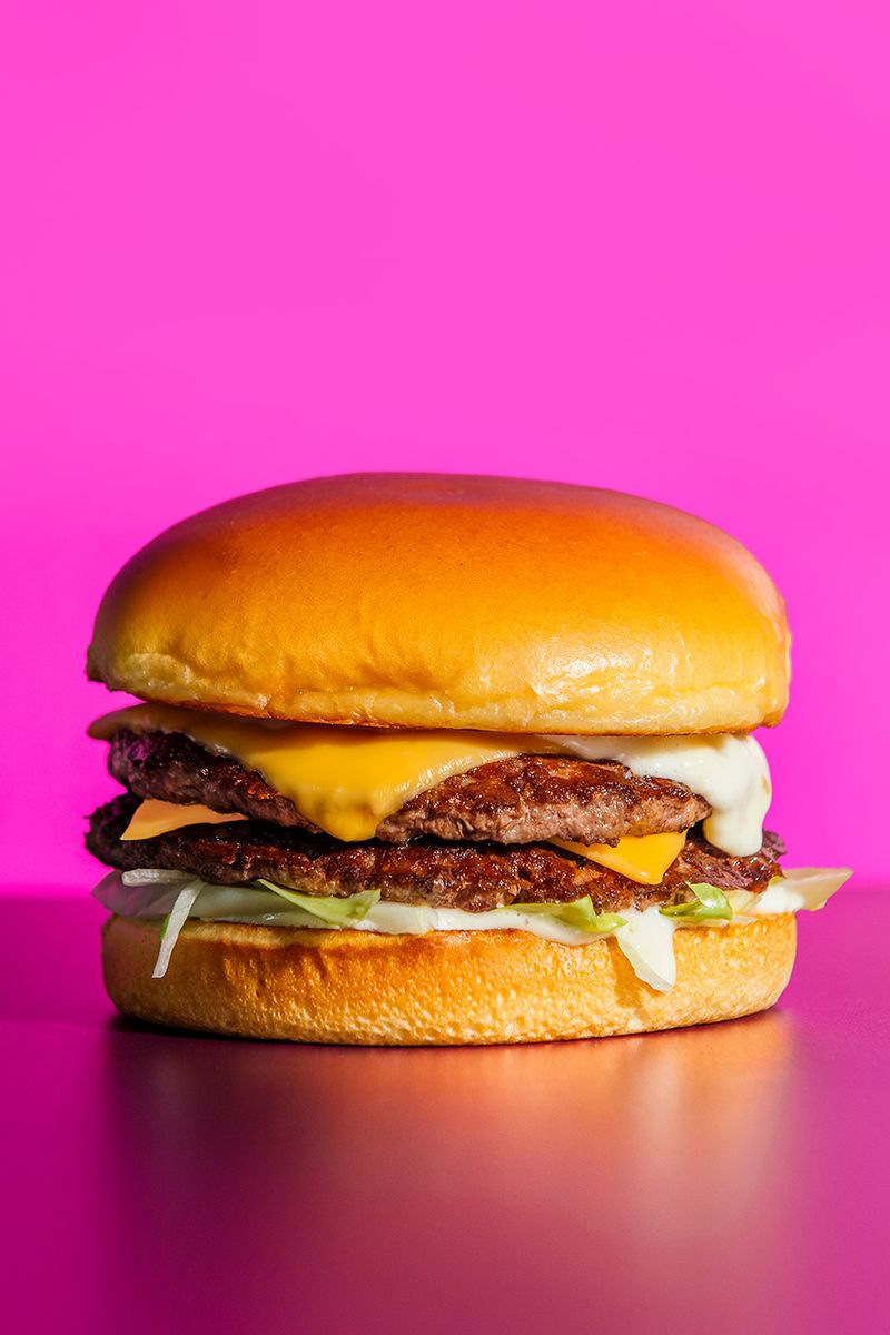 Two Patties, One Very Haunting Double Ghost Burger Two Patties, One Very Haunting Double Ghost Burger