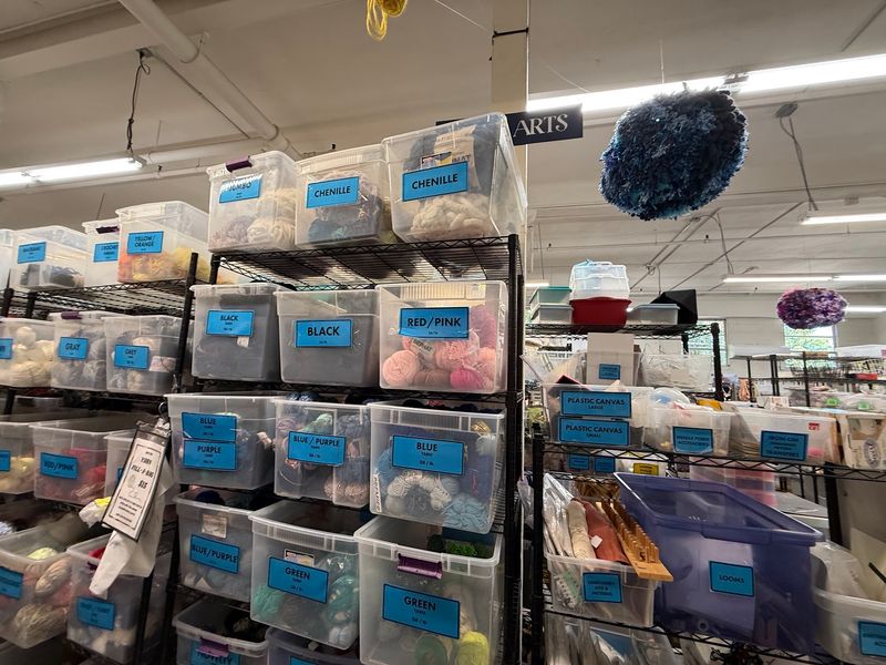 Yarn Sorted By Color Is A Knitter's Happy Place
