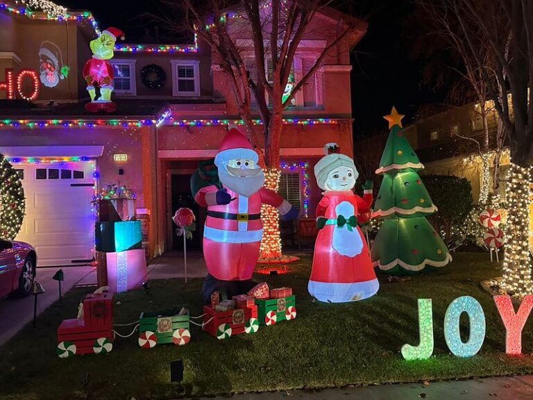 This New Jersey Family Turns Their Whole Yard Into A Christmas Light Show You Walk Right Through