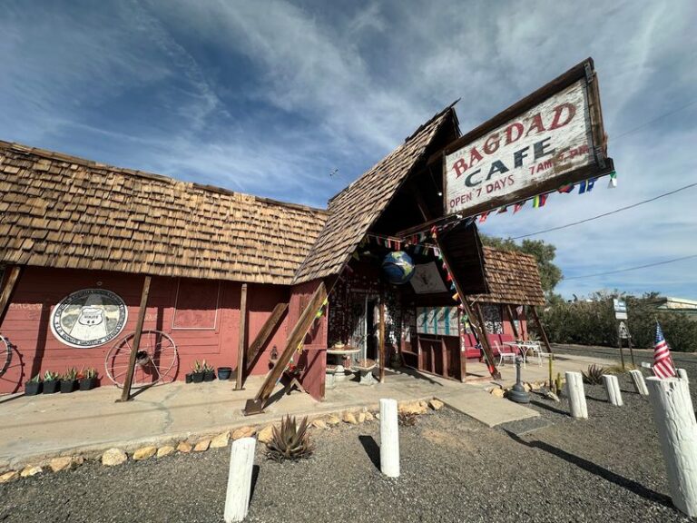 This Old Mojave California Roadhouse Still Lets Travelers Tack Their Signed Bills To Every Inch Of Wall