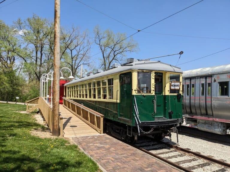 This Volunteer-Run Illinois Museum Lets Your Family Ride Trolleys Built As Early As 1887 Right Along The Fox River