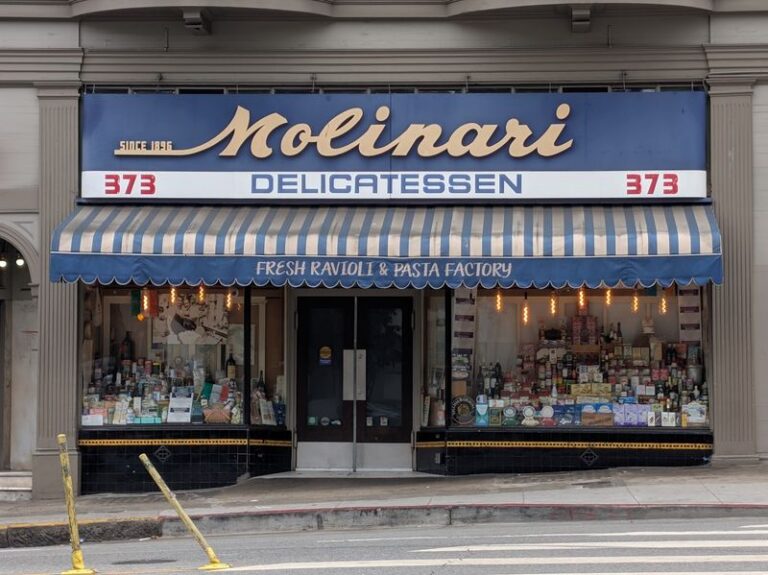 This Half-Century-Old San Francisco Italian Deli Still Stuffs Sandwiches Under Hanging Salami