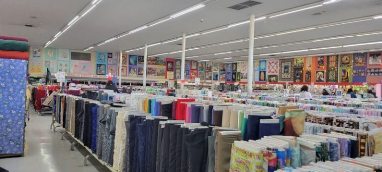 This Massive California Fabric Warehouse Stretches 23,000 Square Feet Of Bolts Farther Than You Can See