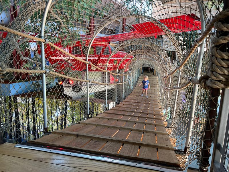 This Detroit Attraction Lets Kids Climb A 35-Foot Tree And Paddle Kayaks Without Leaving Indoors