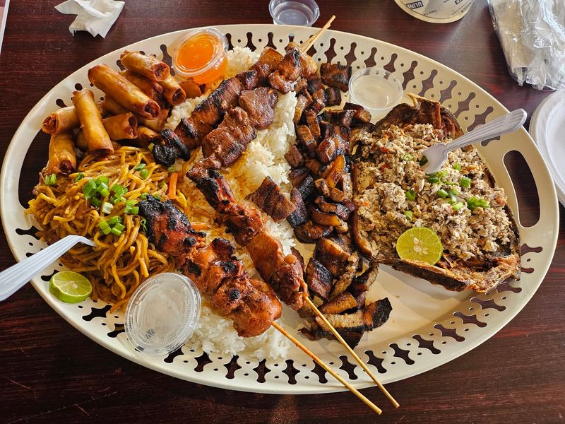 This Family-Run Illinois Suburban Grill Serves Smoky Pork Skewers And Ube Shaved Ice Straight Out Of Manila