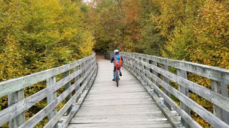 This 34-Mile Virginia Rail-Trail Tunnels Through Fall Color With Not a Single Car in Sight